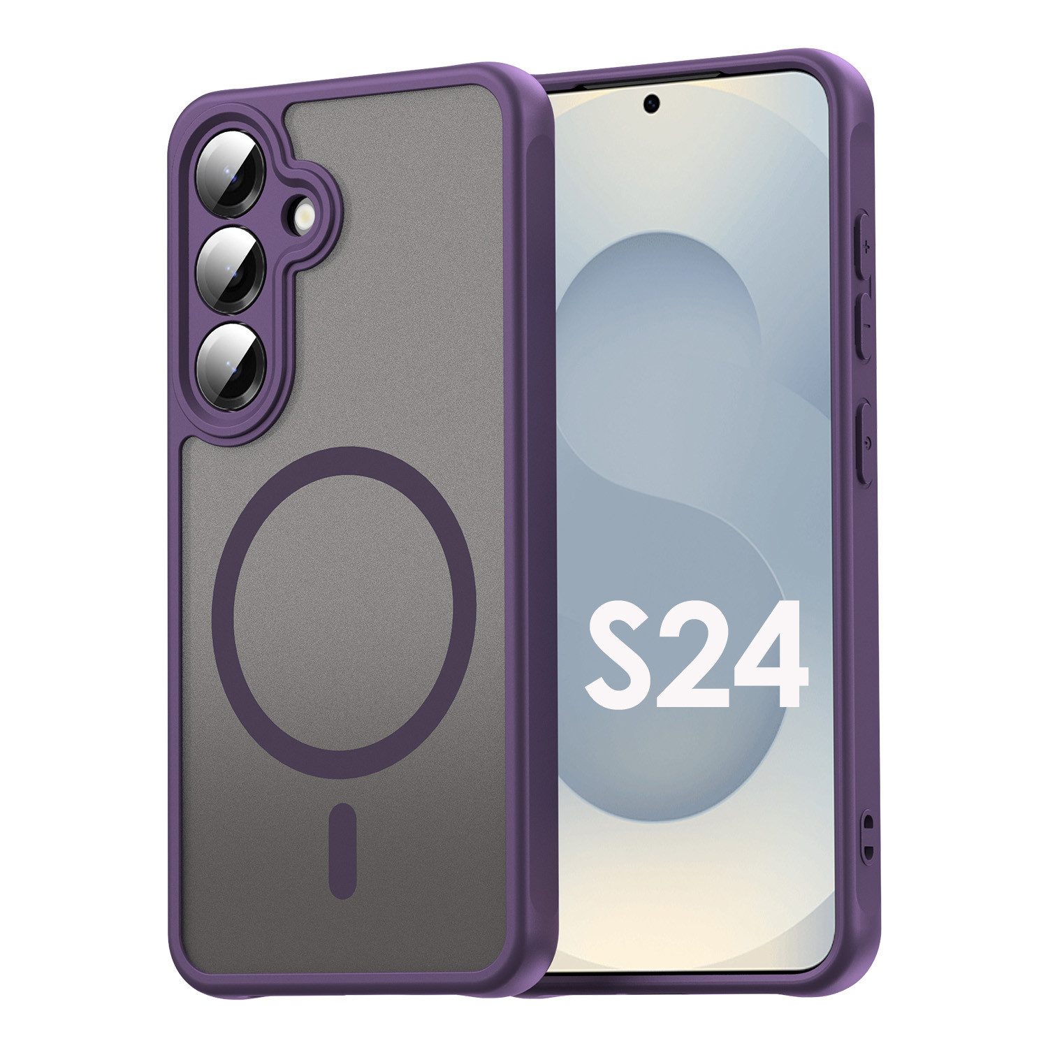 betterfon Handyhülle für Samsung Galaxy Serie Schutzhülle Magnet Case Hülle magnetisch, Magnetisches Laden, mattes Design, kratzfest & stoßfest verarbeitet