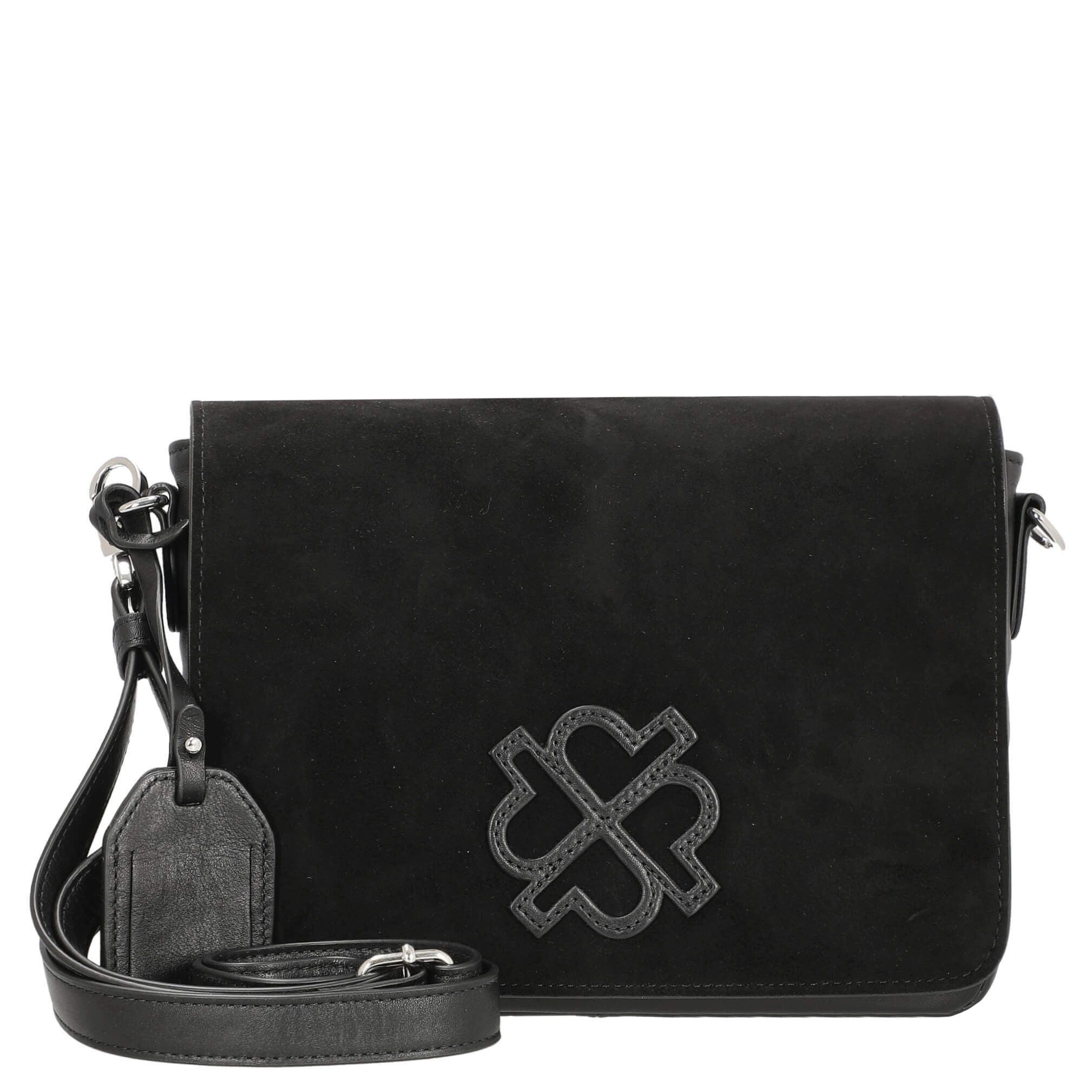 Umhängetasche Donna - Schultertasche 22 cm (black)