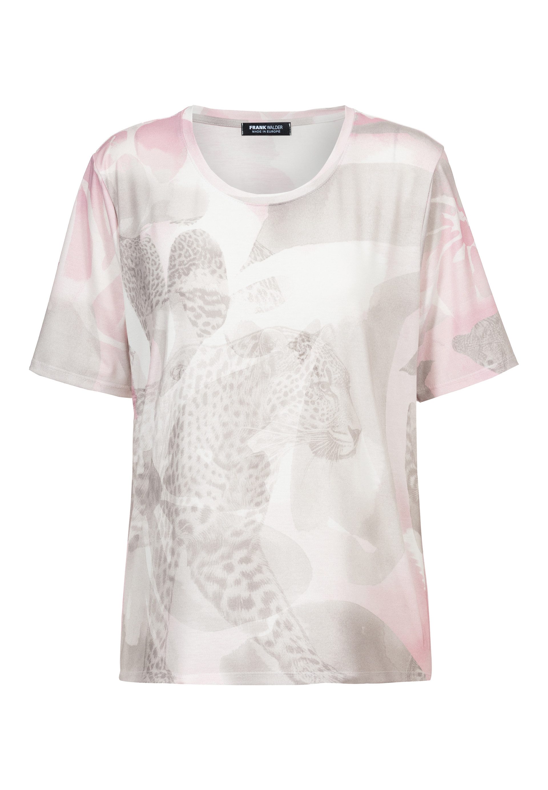 T-Shirt mit Animal-Print