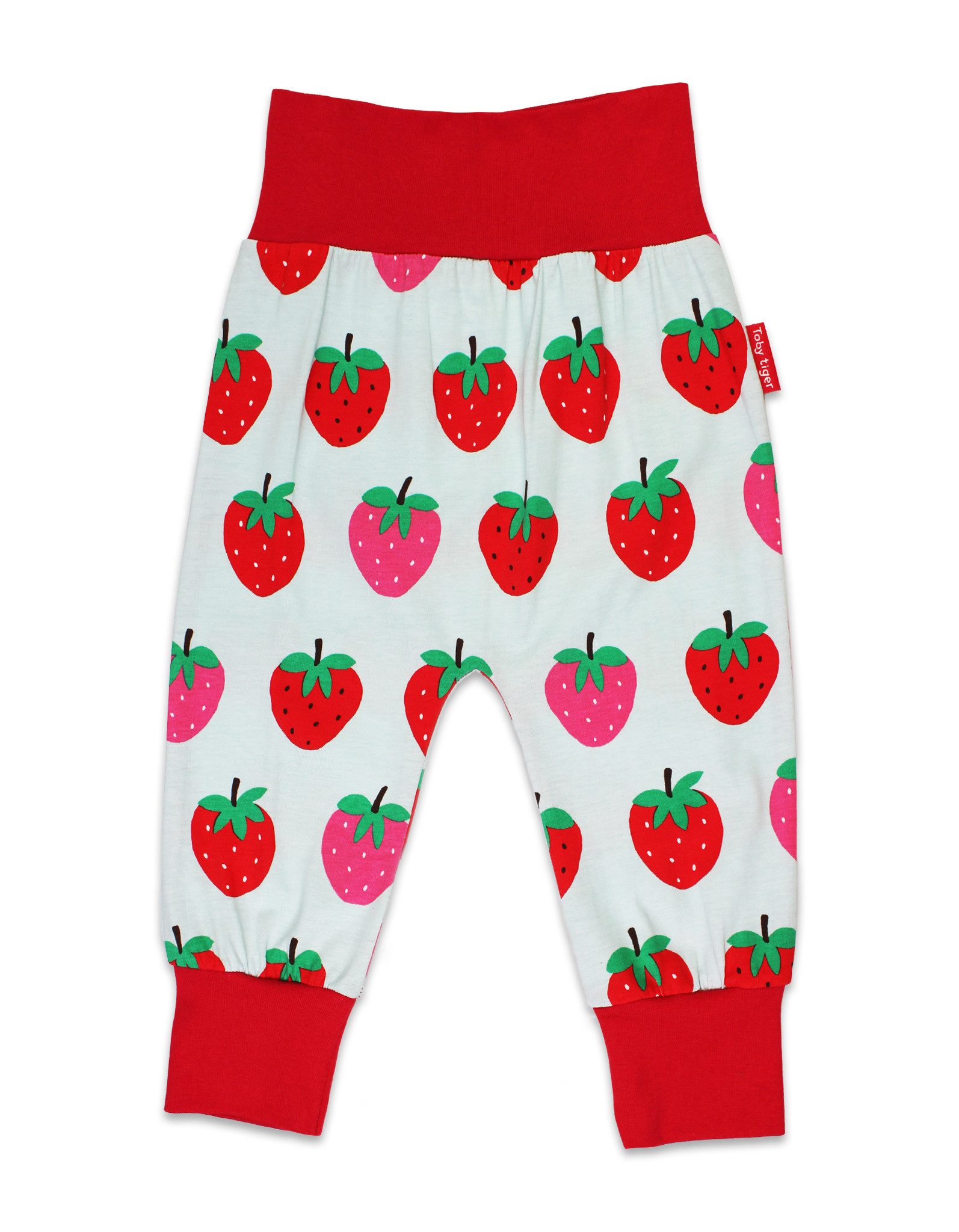 Toby Tiger Schlupfhose Hose mit Erdbeer Print