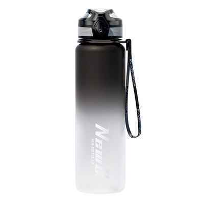 ErbseT Trinkflasche Sport Trinkflasche,650ML Auslaufsicher Kunststoff Wasserflasche Sport