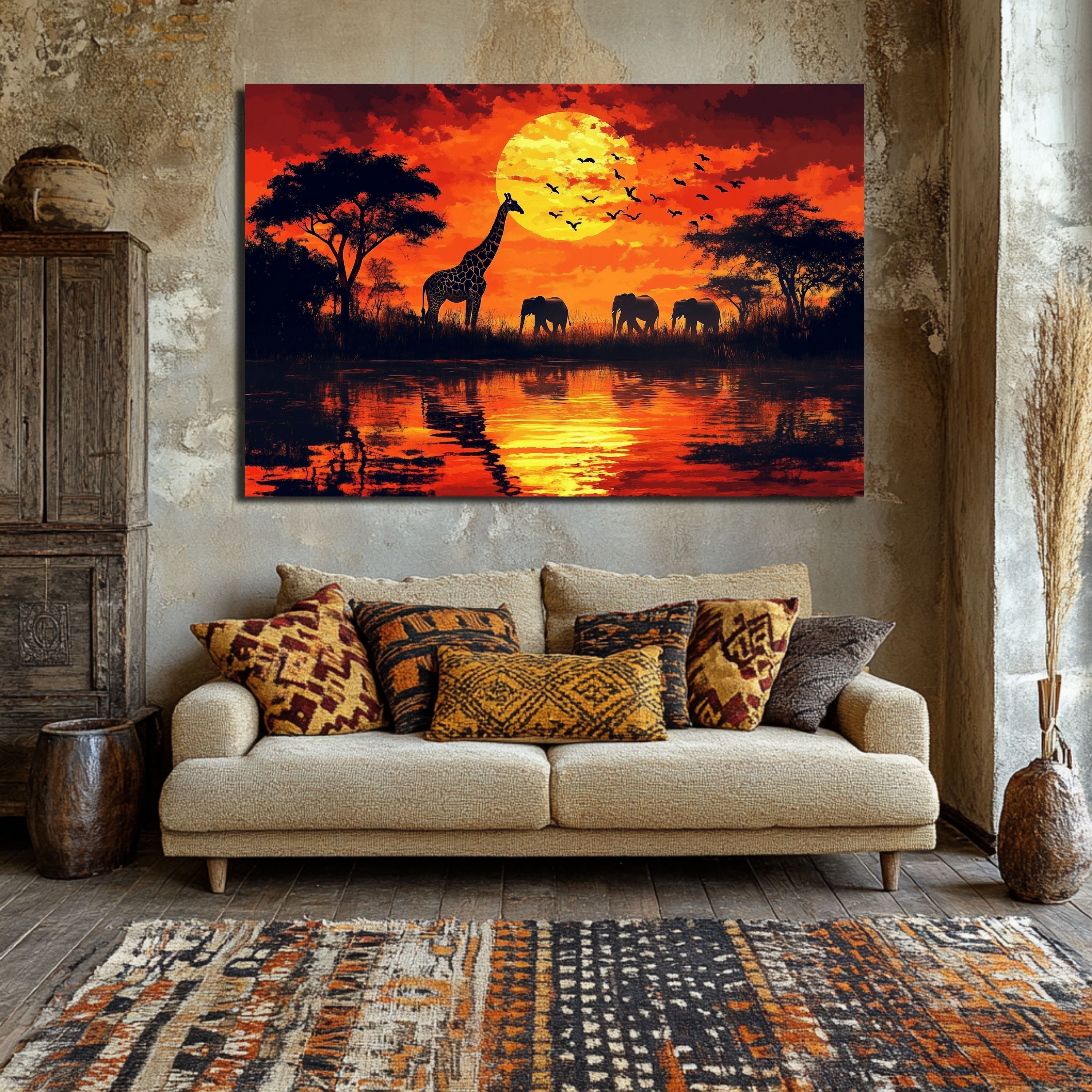 DARO Design Leinwandbild Modern Abstrakt Wandbilder XXL Wandbild Wand Deko Leinwand Bilder, 30x20cm – Bild 4 von 5