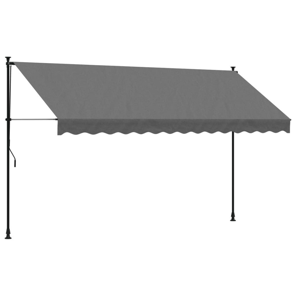 vidaXL Markise Markise Einziehbar Anthrazit 350x150 günstig online kaufen