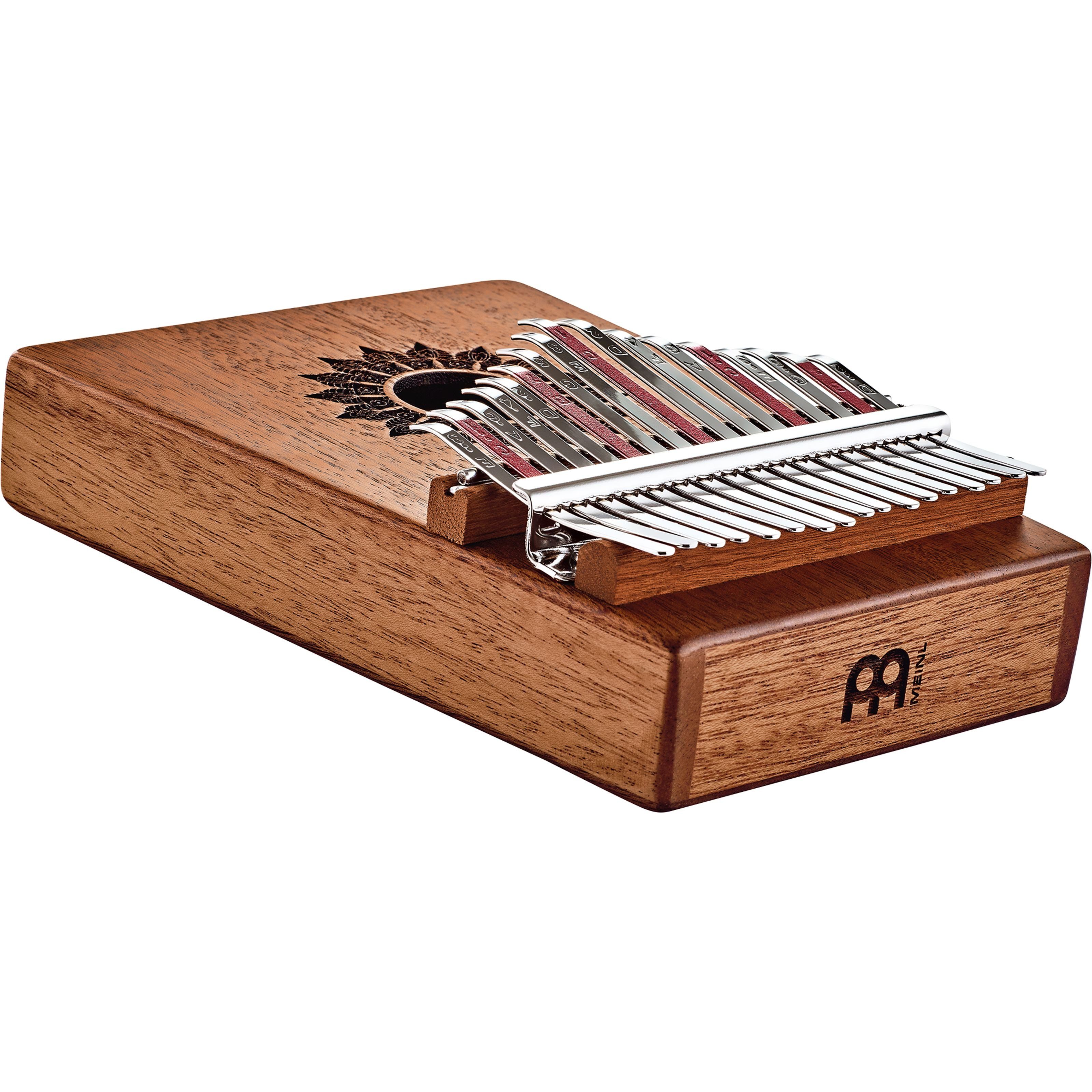 Meinl Percussion Kalimba, Percussion, Kalimbas, PKL1707H Soundhole Pickup Kalimba Akazie - Kalimba