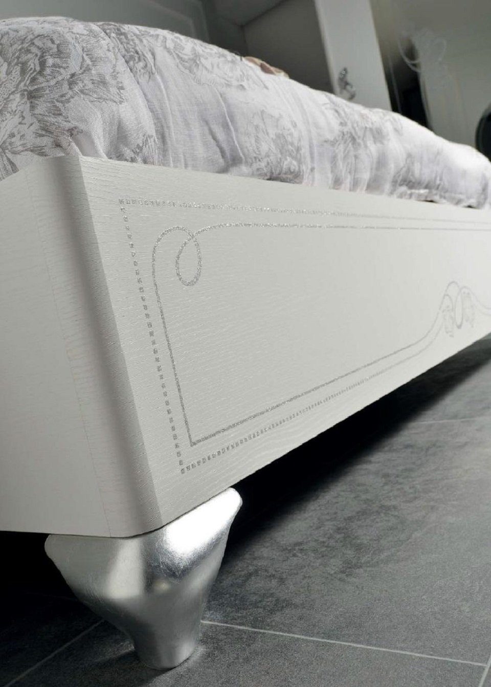 Bett Betten Holz Klassische Möbel Luxus Doppelbett Design JVmoebel (Bett) Bett Hotel