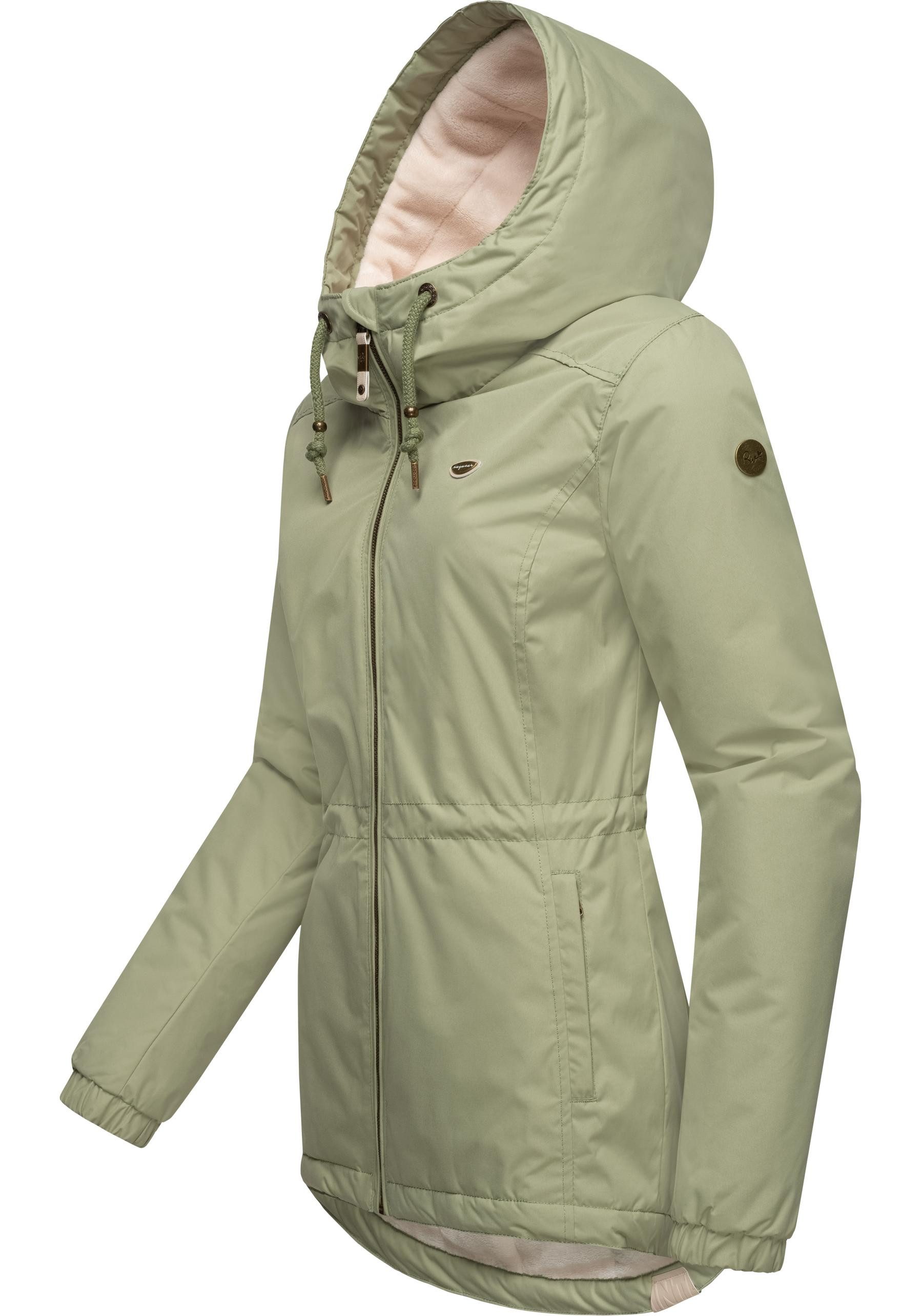 Ragwear Winterjacke Dankka Warm Wasserdichte weiche Damen Jacke für den Winter