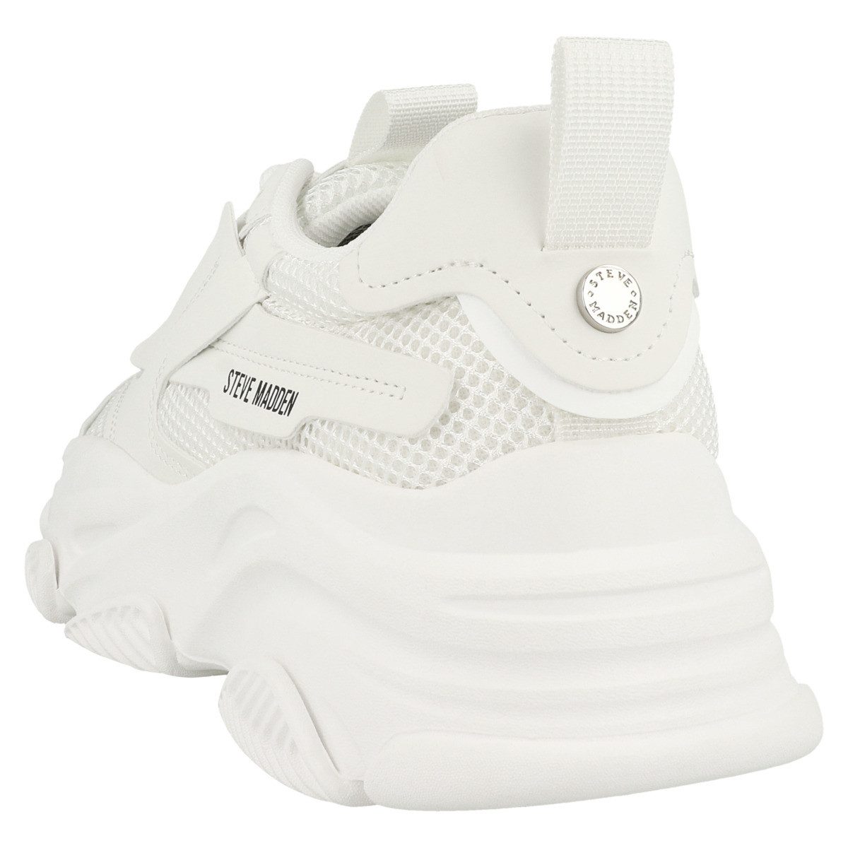 STEVE MADDEN Possession-E Damen Sneaker Turnschuhe, Sportschuhe, Freizeitschuhe, Halbschuhe, Schnürschuhe