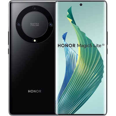 Honor Magic5 Lite 5G 256 GB / 8 GB - Smartphone - black Smartphone (6,7 Zoll, 256 GB Speicherplatz)