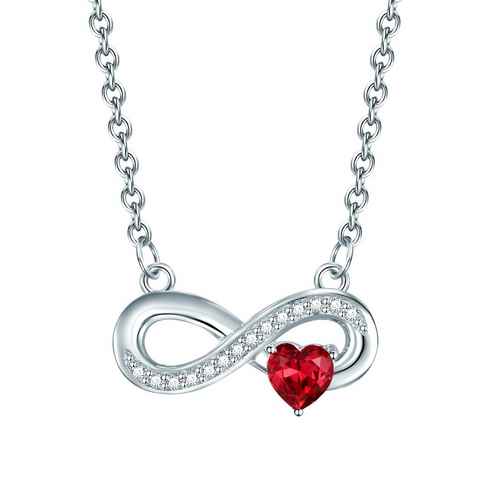 Rafaela Donata Silberkette Infinity/Herz silber, mit Herz