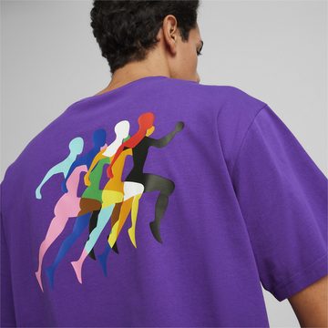PUMA T-Shirt LOVE MARATHON Grafik-T-Shirt Erwachsene