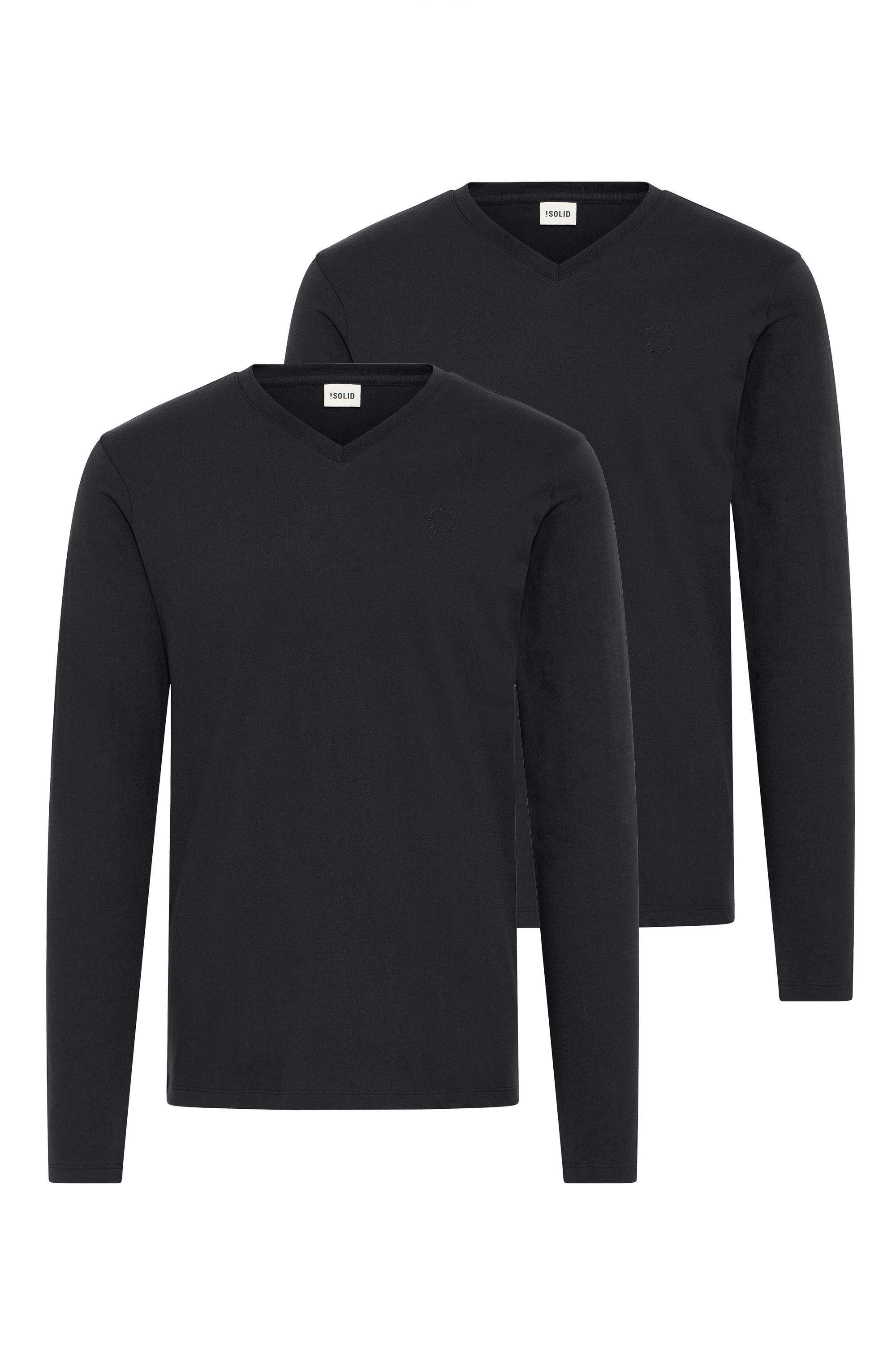 !Solid V-Shirt SDODIFAN Klassischer Langarmpullover günstig online kaufen