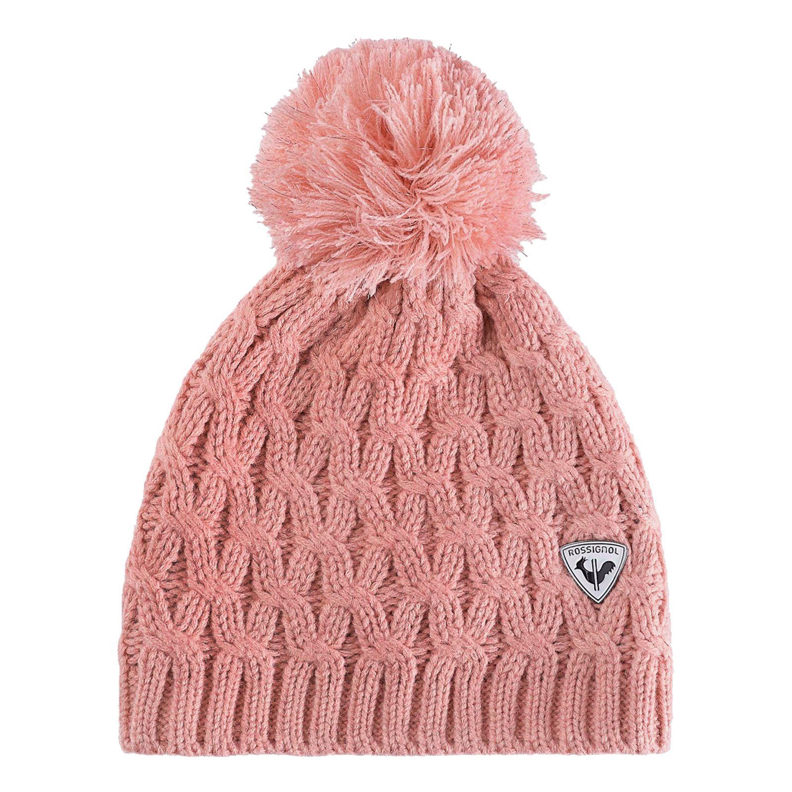 Rossignol Bommelmütze Lony mit angebrachtem Markenlogo