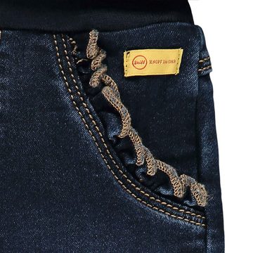 Steiff Regular-fit-Jeans Jeanshose mit süßen Rüschen