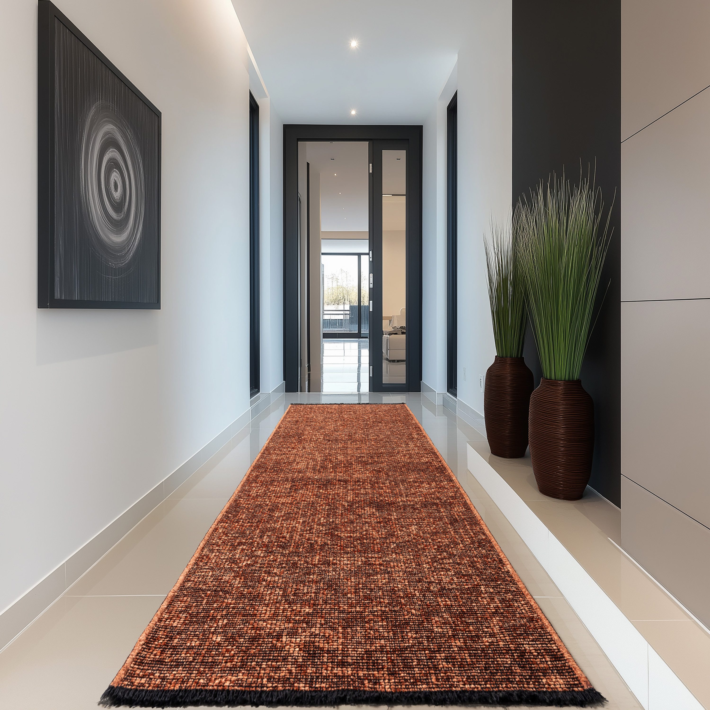 Carpettex Veloursteppich Boho Design, Läufer, Höhe: 7 mm, Baumwolle, Waschbarer Teppich, Boho-Stil, Wohnzimmer, Schlafzimmer