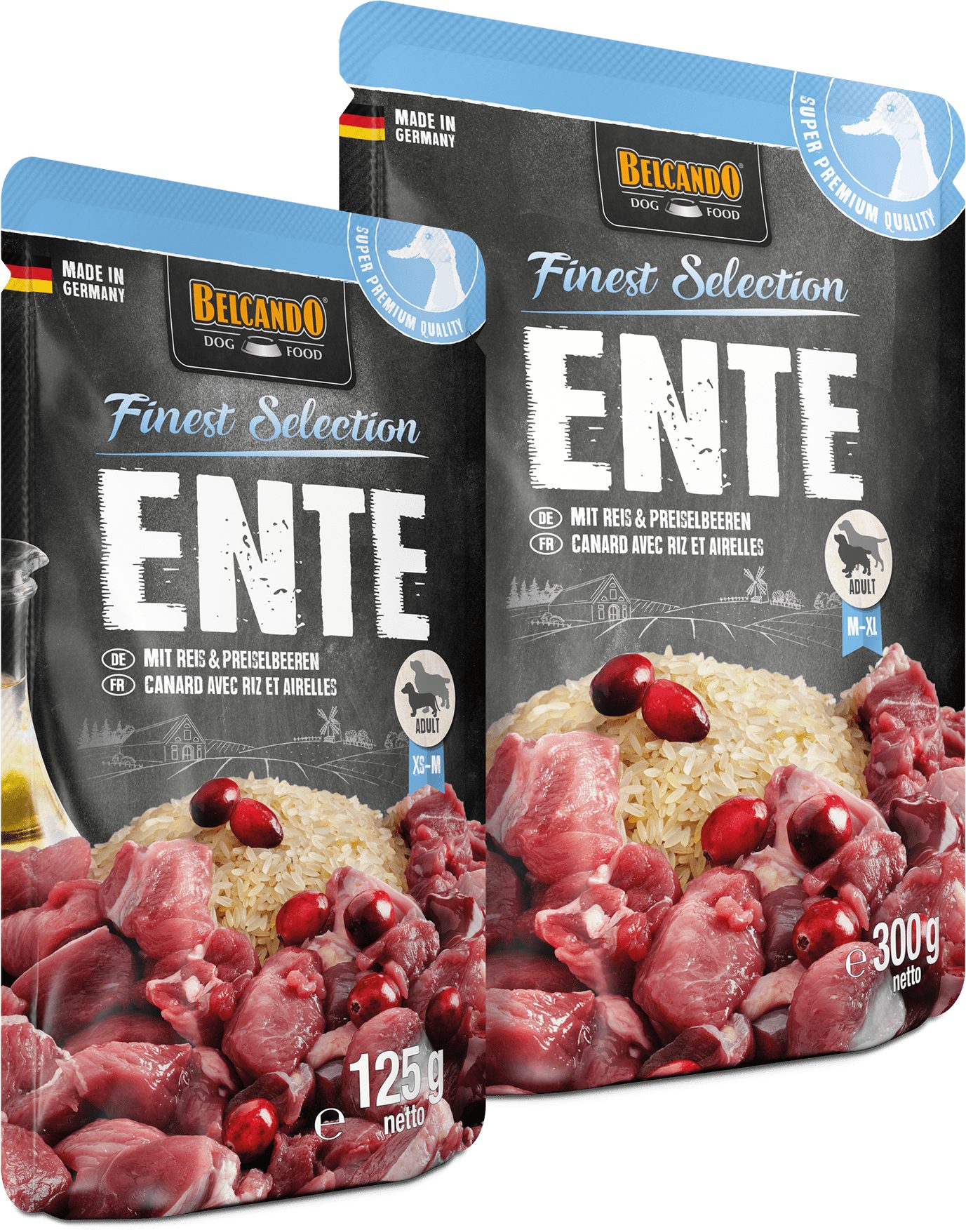 Belcando Ente mit Reis & Preiselbeeren, für: Hunde, Made in Germany