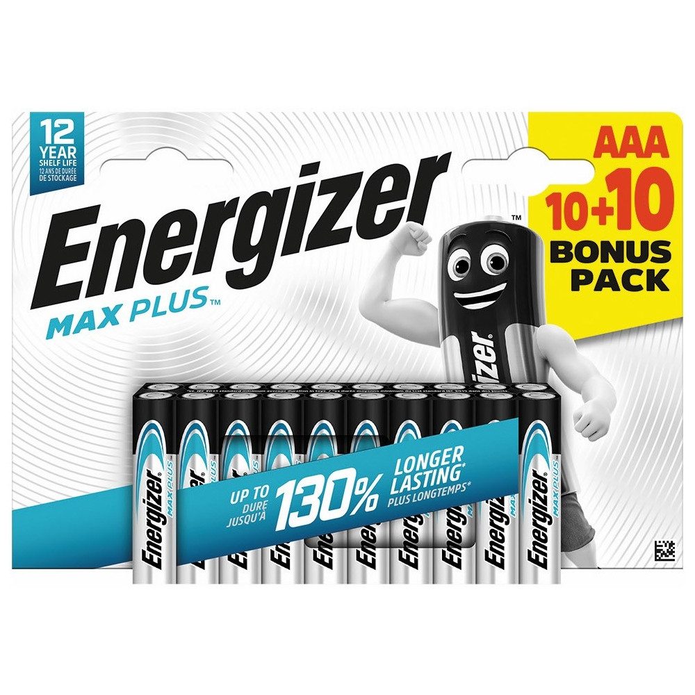 Energizer Max Plus AAA 10+10 Micro-Batterien Batterie