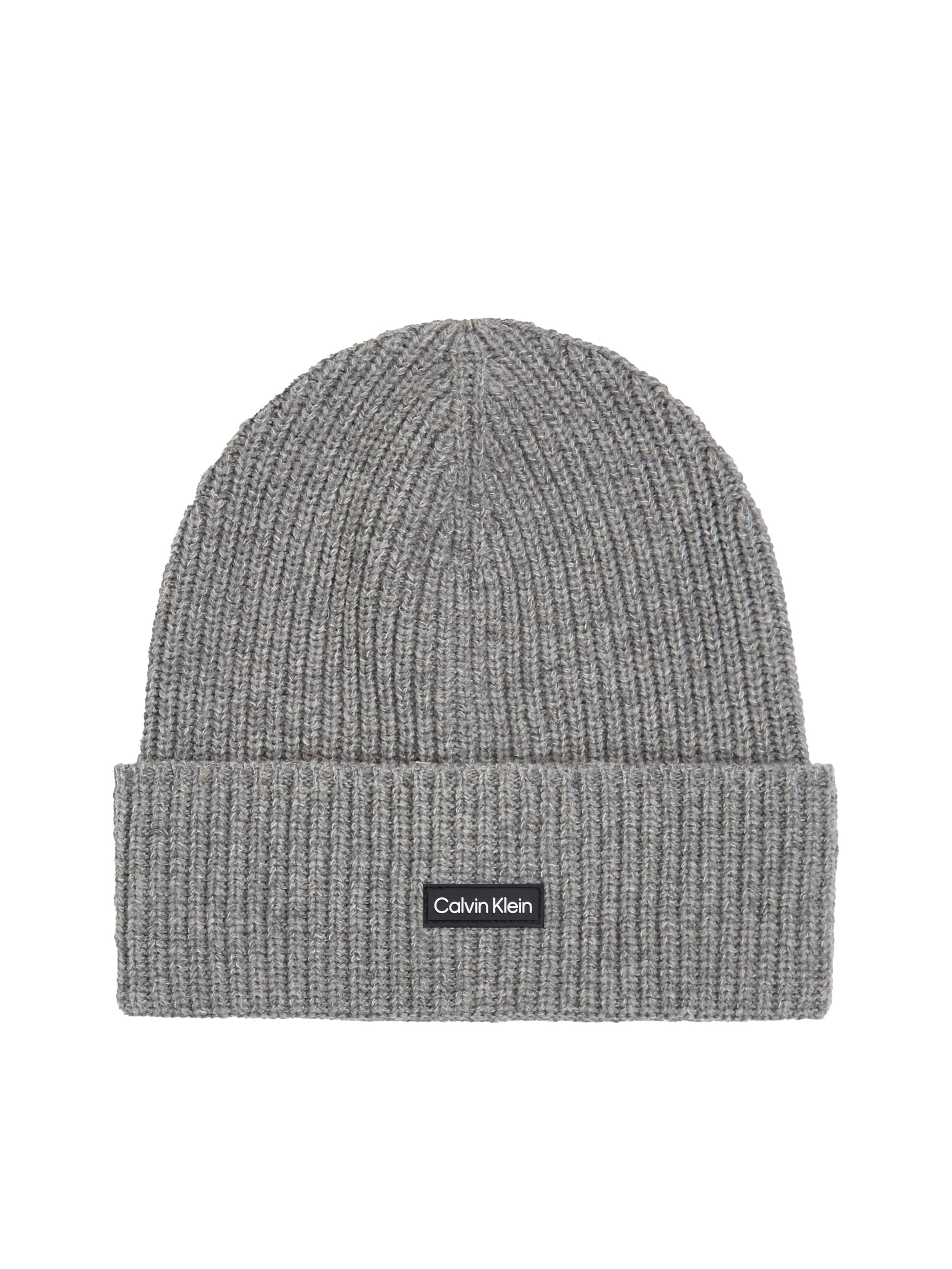 Calvin Klein mit Calvin Klein Badge WOOL DADDY BEANIE Beanie