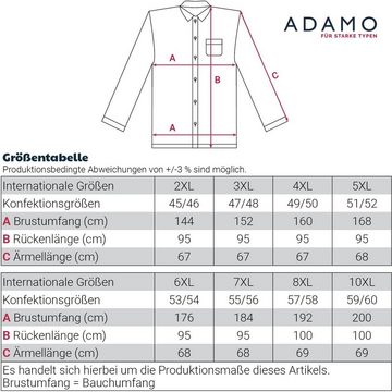 ADAMO Businesshemd (1-tlg) Herren in Übergrößen bis 10XL