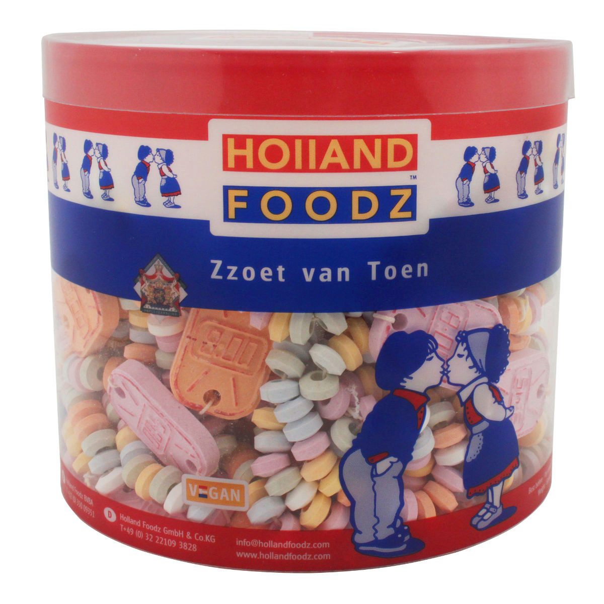 Holland Foodz Süßigkeit, Holland Foodz Candy Uhren aus Traubenzucker Zuckerkomprimat 840g