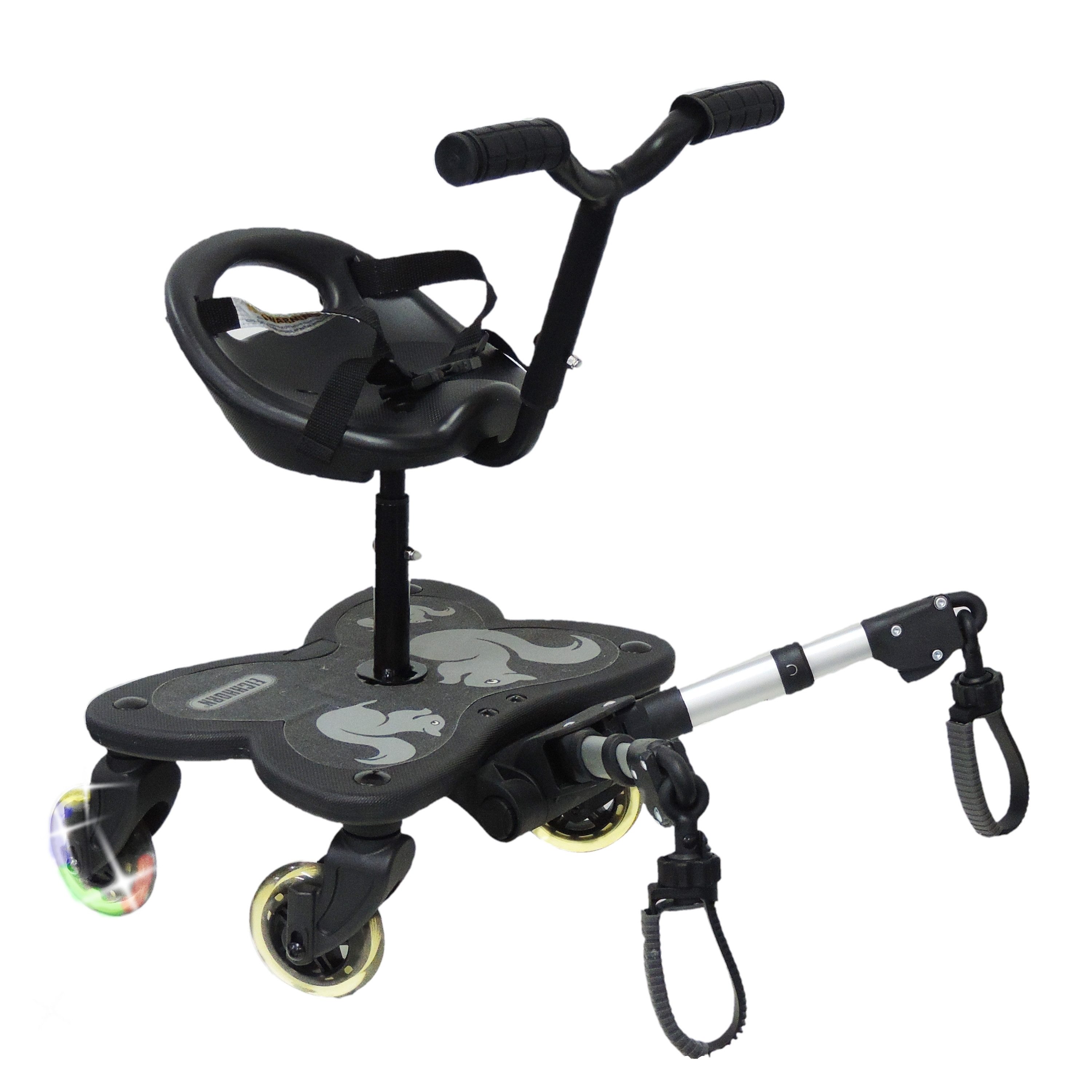 Eichhorn Kinderwagen Buggyboard Eichhorn Cozy C-Rider LITE (mit abnehmbarem Sitz), belastbar bis 25 kg