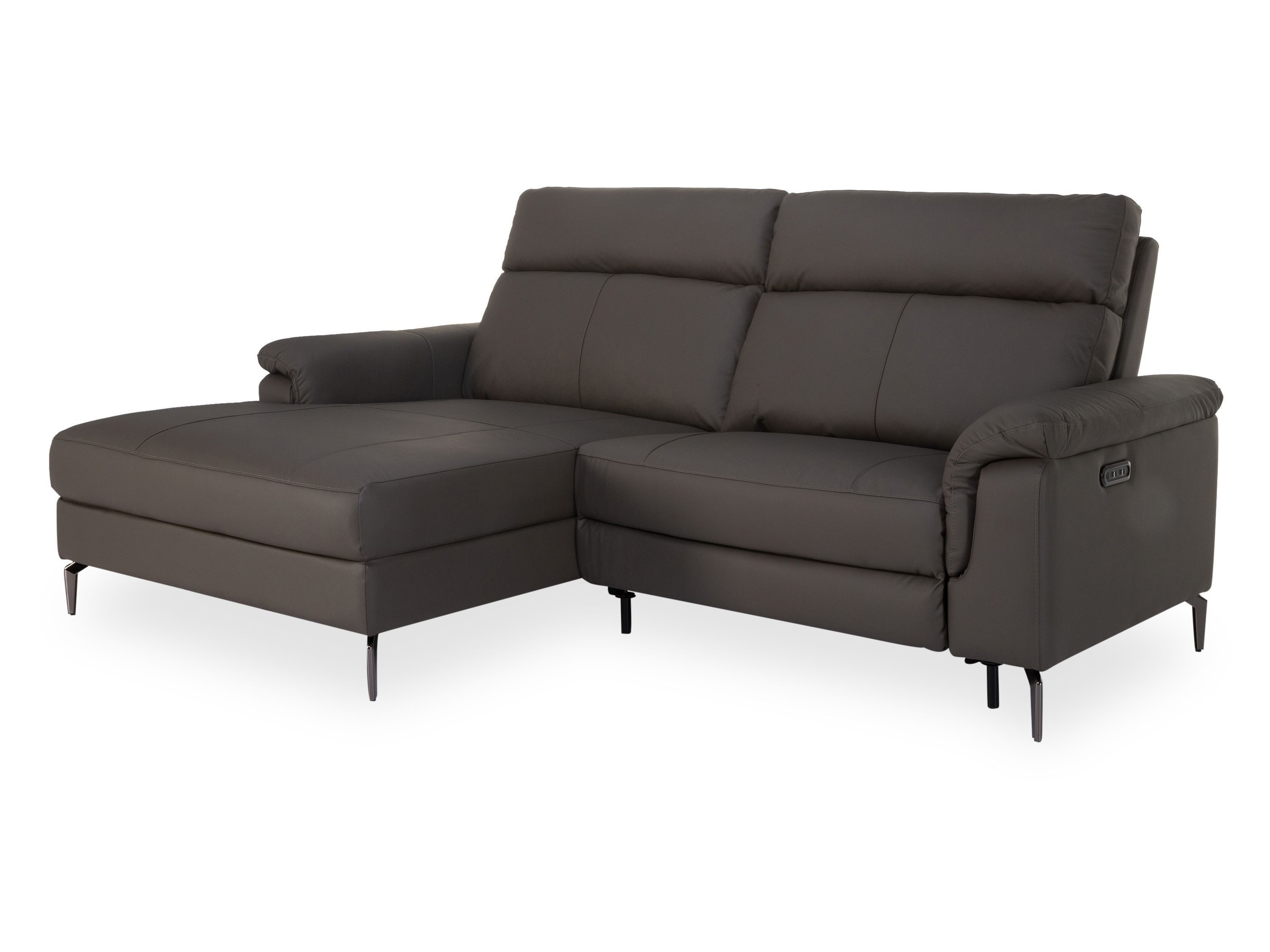 HARPER Polsterecke Polsterecke HARPER HAZENPOT BHT 162x102x240 cm braun Ecksofa