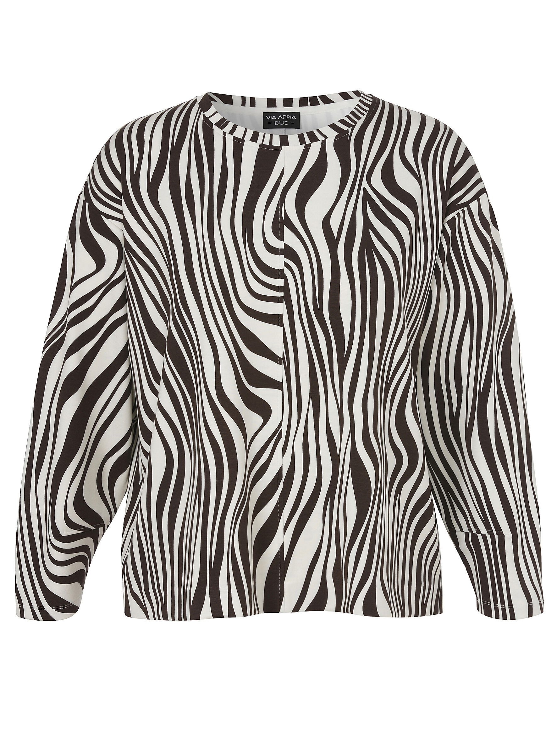 VIA APPIA DUE Sweatshirt (1-tlg) Große Größen