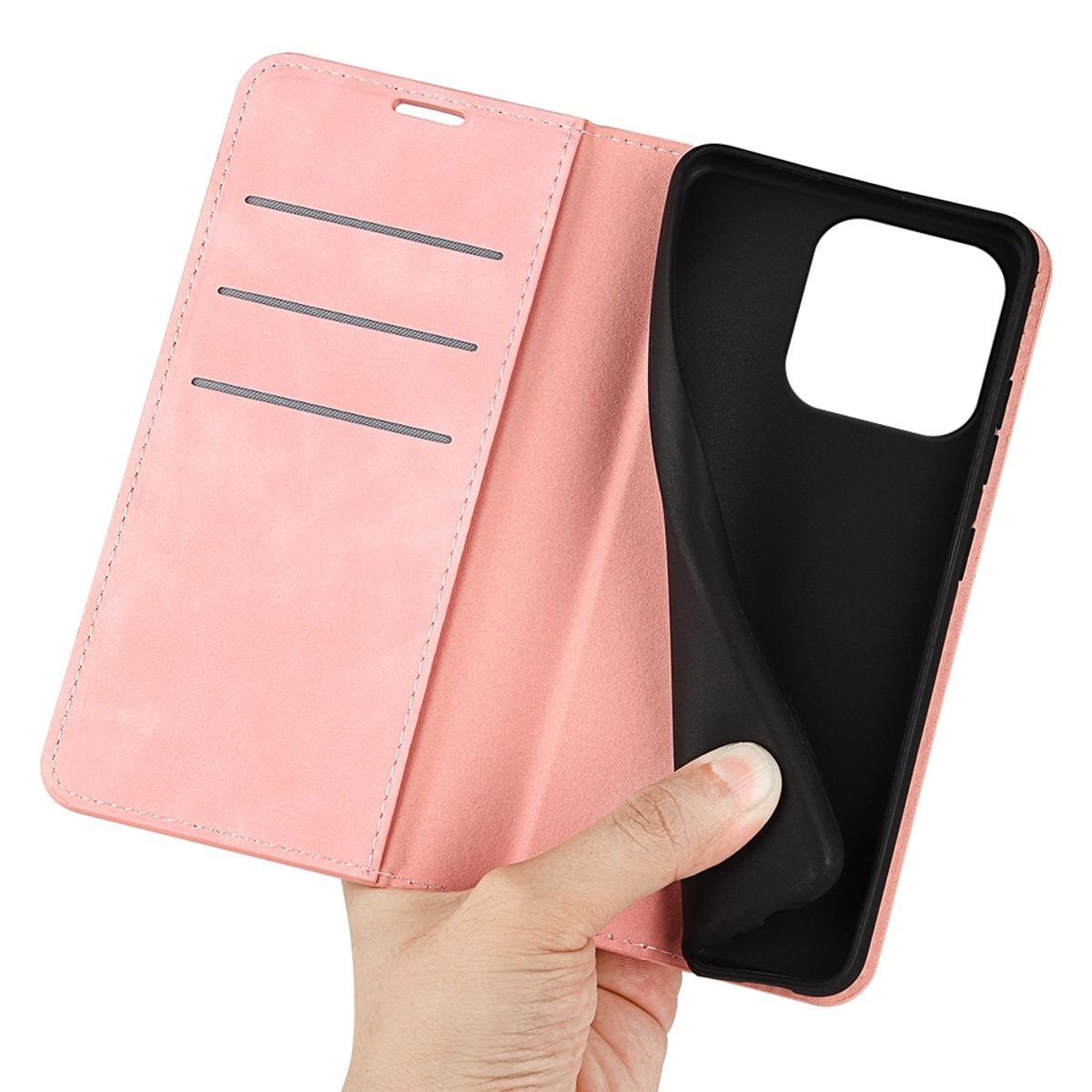 König Design Handyhülle Apple iPhone 15 Pro Max, Schutzhülle Schutztasche Case Cover Etuis Wallet Klapptasche Bookstyle