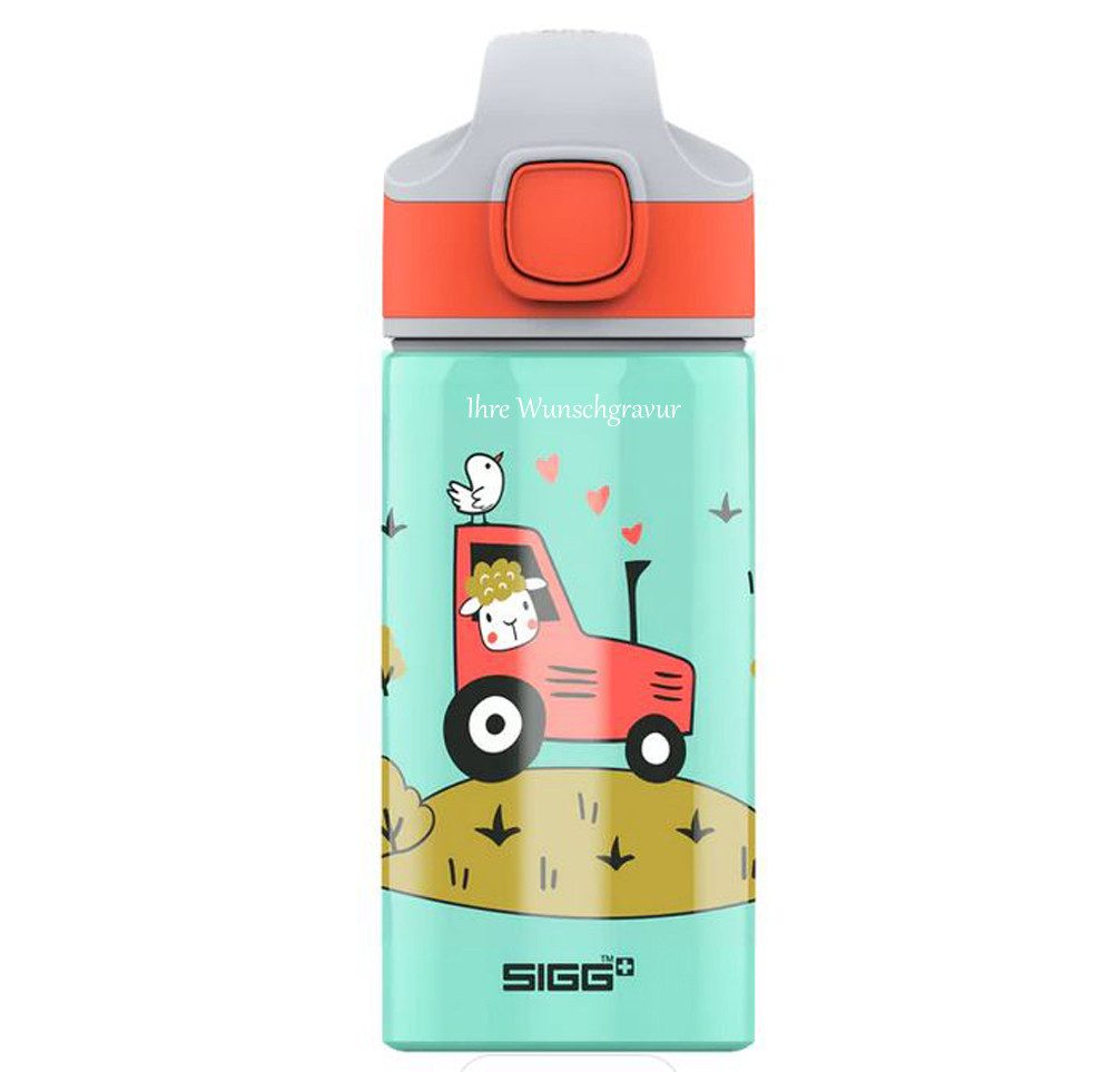 Sigg Trinkflasche Sigg Kinder Trinkflasche Miracle Kids Alu 0.4 L, sehr schöne Trinkflasche mit tollen Motiven