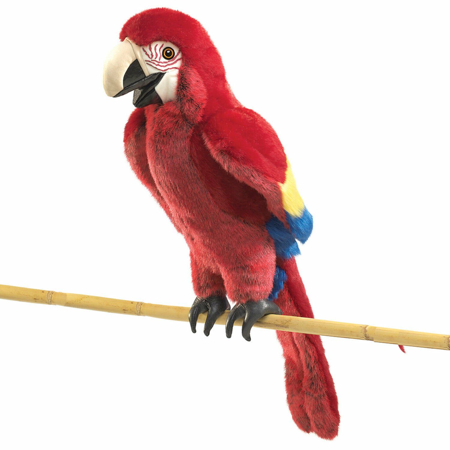 Folkmanis Handpuppen Handpuppe Folkmanis Handpuppe Vogel, Ara Papagei 2362 (Packung)