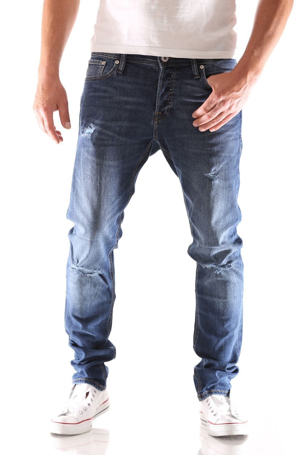 Slim-fit-Jeans Jack & Jones Glenn Original AM819 Slim Fit Herren Jeans