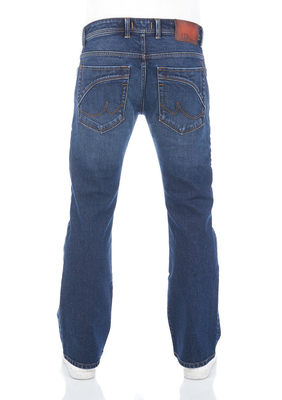 (54329) Denim Magne mit Boot LTB Cut Hose Jeanshose Bootcut-Jeans Undamaged Herren Wash Stretch Roden