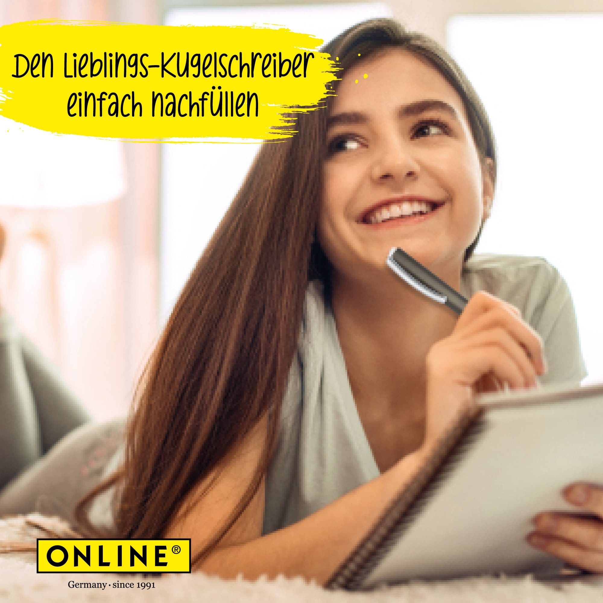 Online Pen Kugelschreiber Kugelschreiberminen, G2-Format, für Standard-Kugelschreiber, hergestellt in der Schweiz