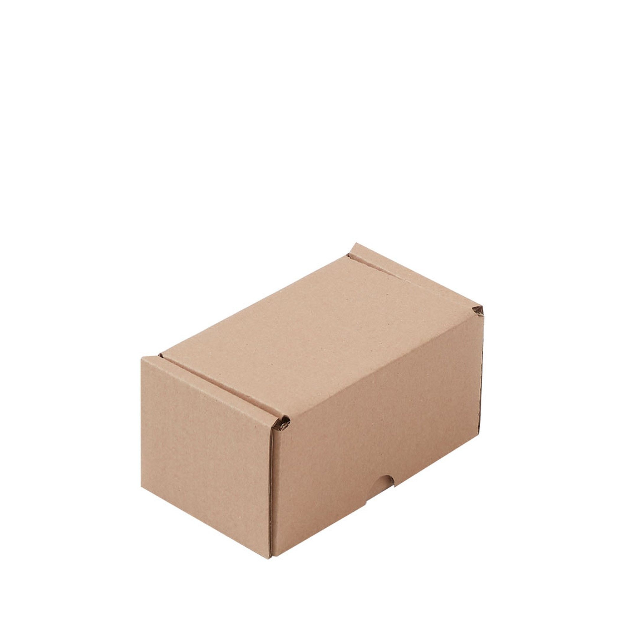 BB-Verpackungen Versandkarton Faltkarton 1-wellig, 120 mm x 77 mm x 63 mm, 100 Stück, 1-wellig, 120 mm x 77 mm x 63 mm, 100 Stück