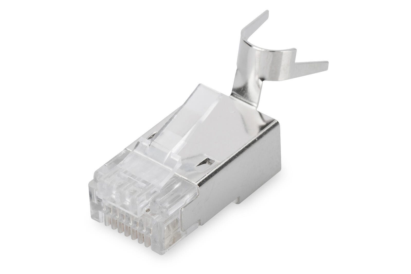Digitus CAT 6A Modularstecker für Rundkabel, geschirmt, 10 Netzwerk-Switch