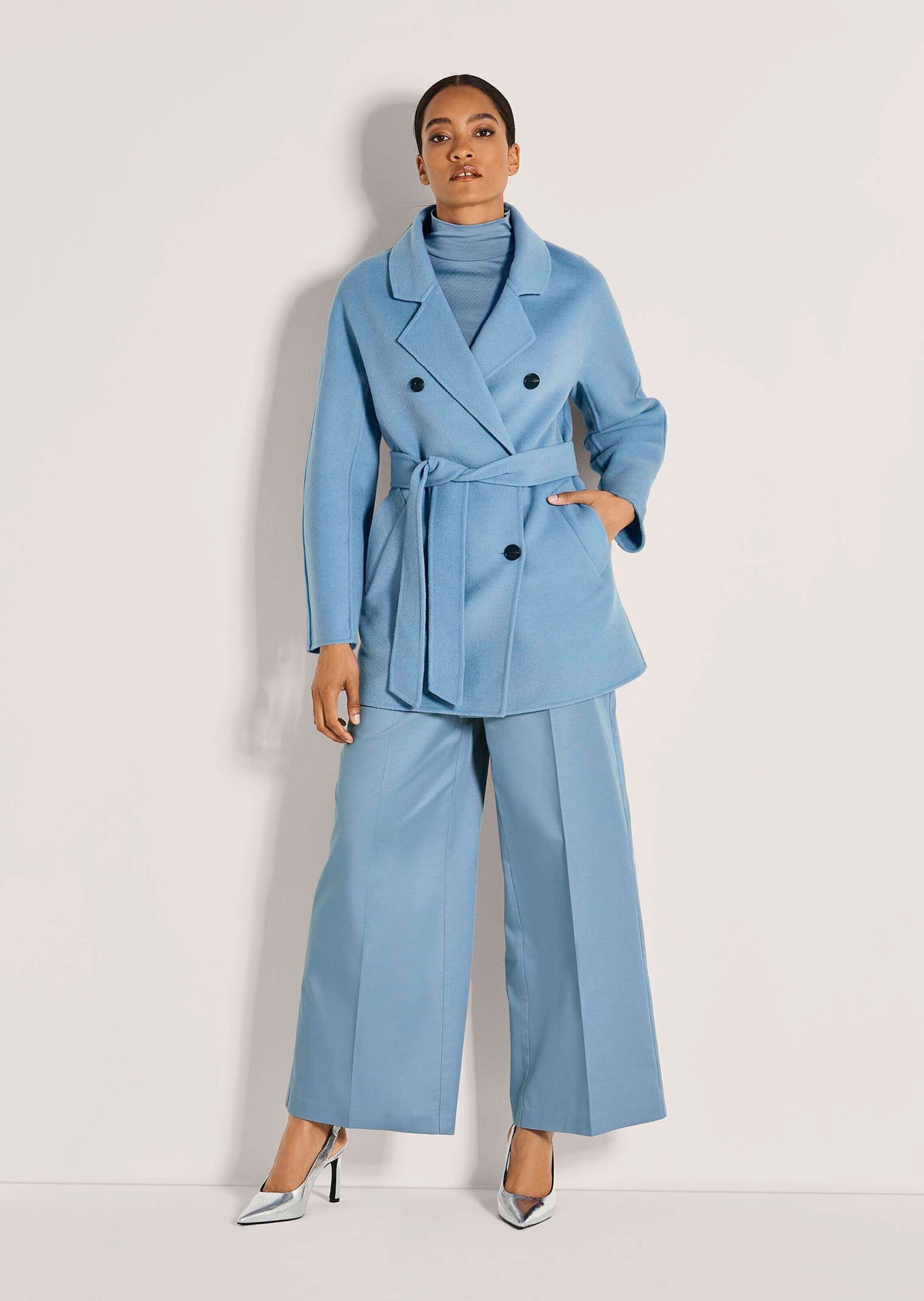 MADELEINE Kurzmantel Eleganter Zweireiher aus feiner Wolle Stilvoller Mante günstig online kaufen