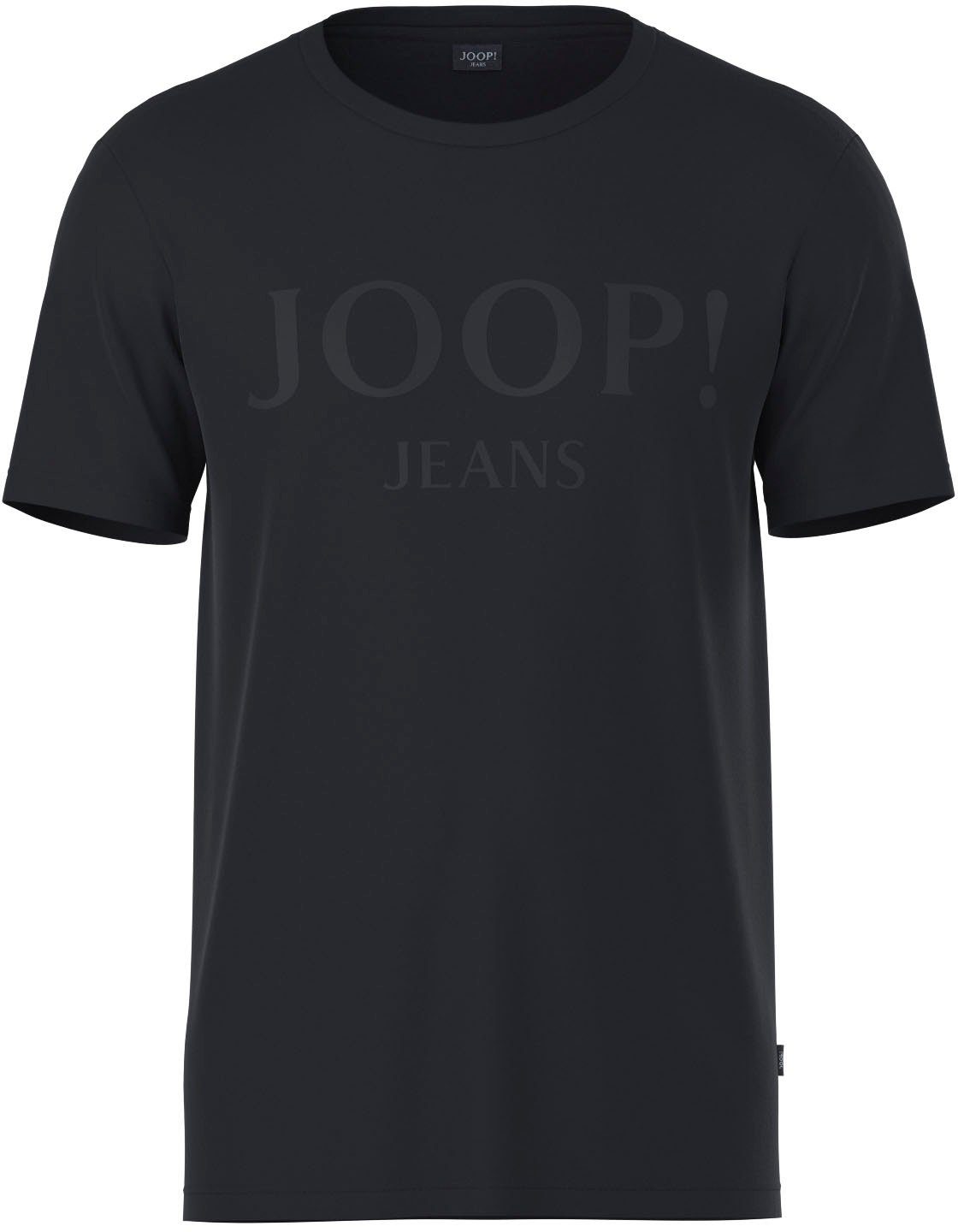 Logo-Frontprint mit Joop Rundhalsshirt Joop! Oxford Jeans JJJ-09Alex