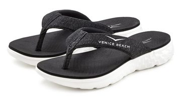 Venice Beach Badezehentrenner Sandale, Pantolette, Badeschuh ultraleicht im sportiven Look VEGAN