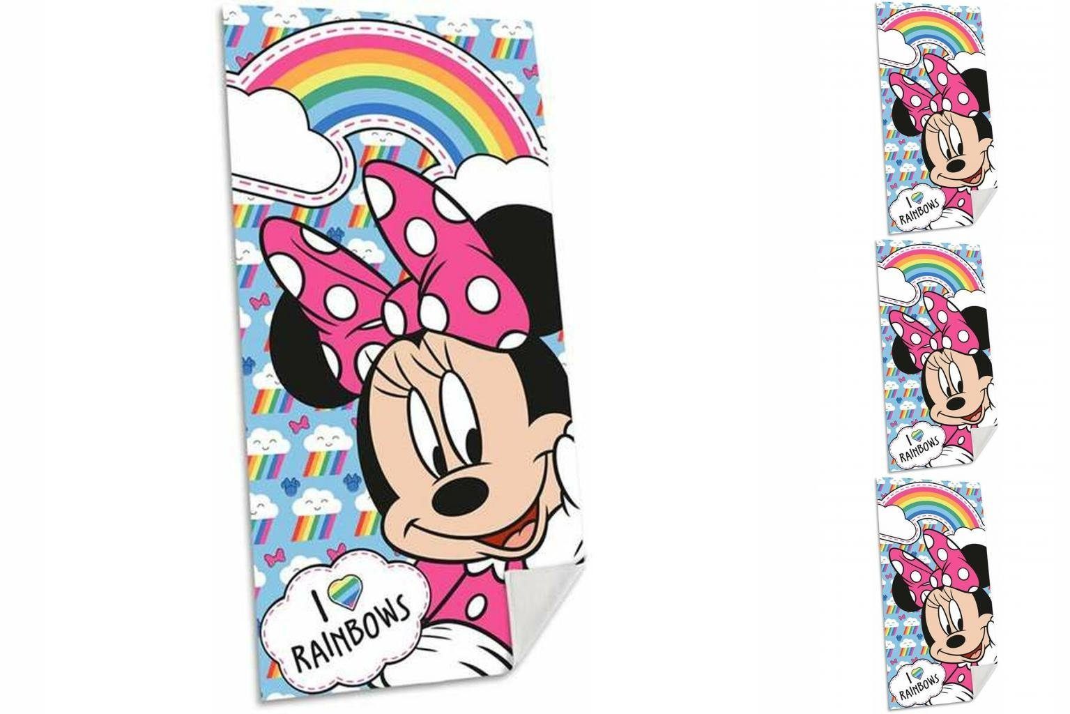 Strandbadetuch Handtuch cm Disney 140 Mouse Minnie 70 x Mouse Minnie