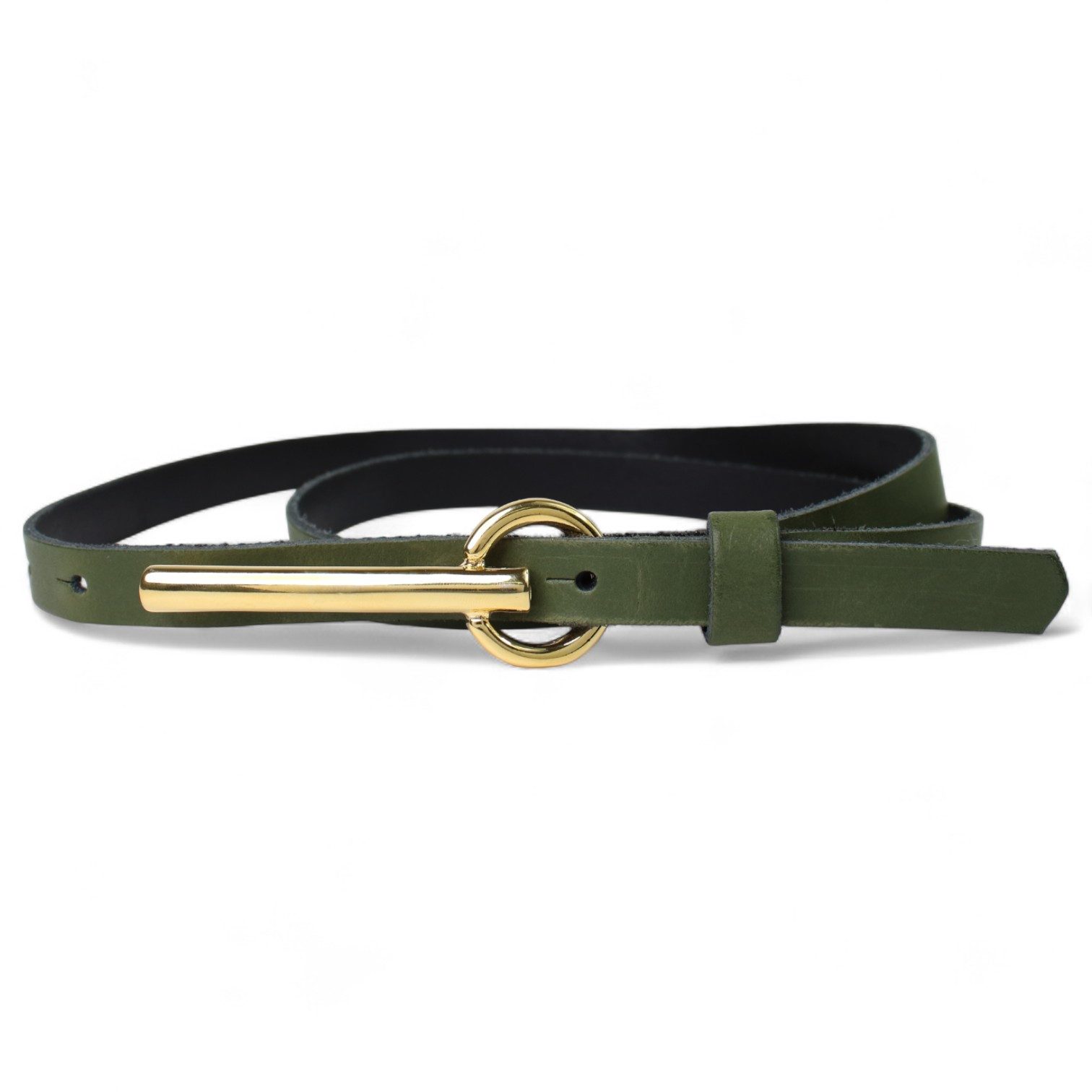 Ledergürtel Damen Rindsleder schmal
