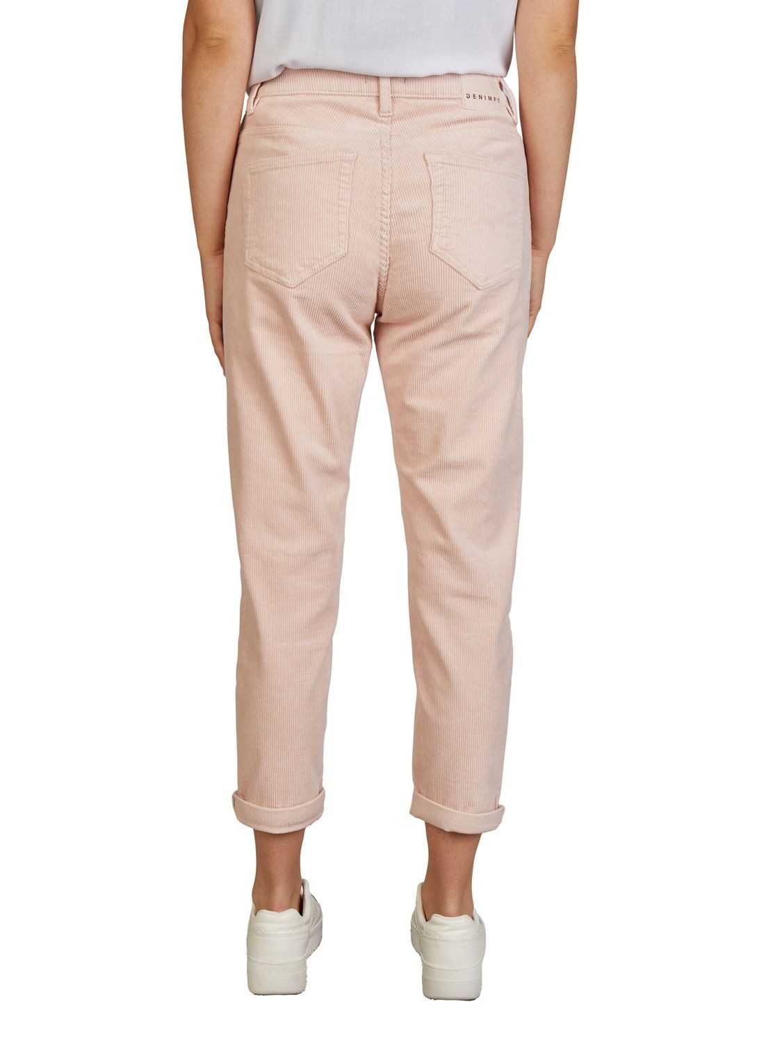 DENIMFY Chinohose Damen Hose DFYLisa Mom Fit Freizeithose mit Stretch