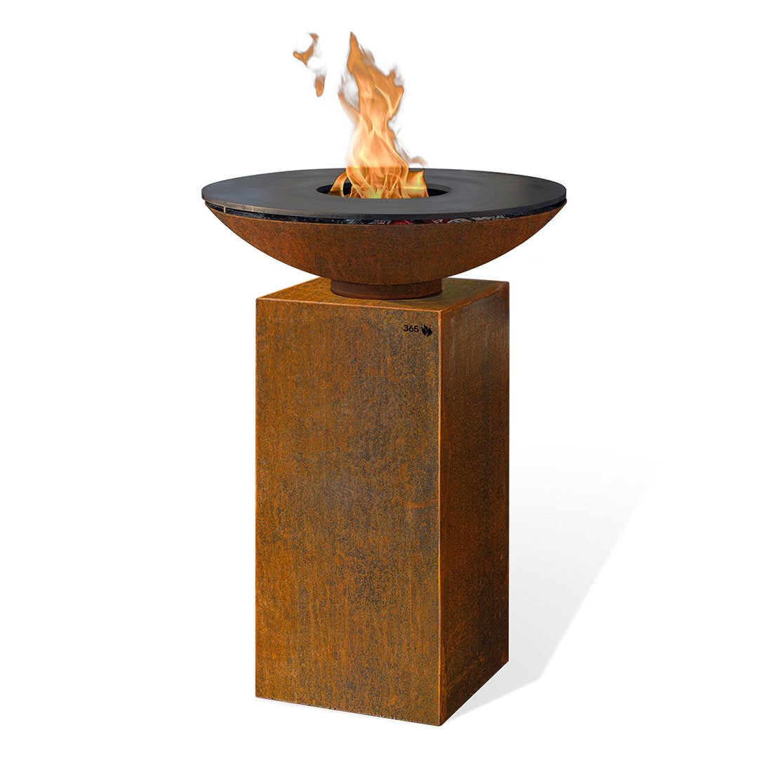 Feuercampus Grillplatte Plancha-Set PIO 80 Basic 2 - mit Podest