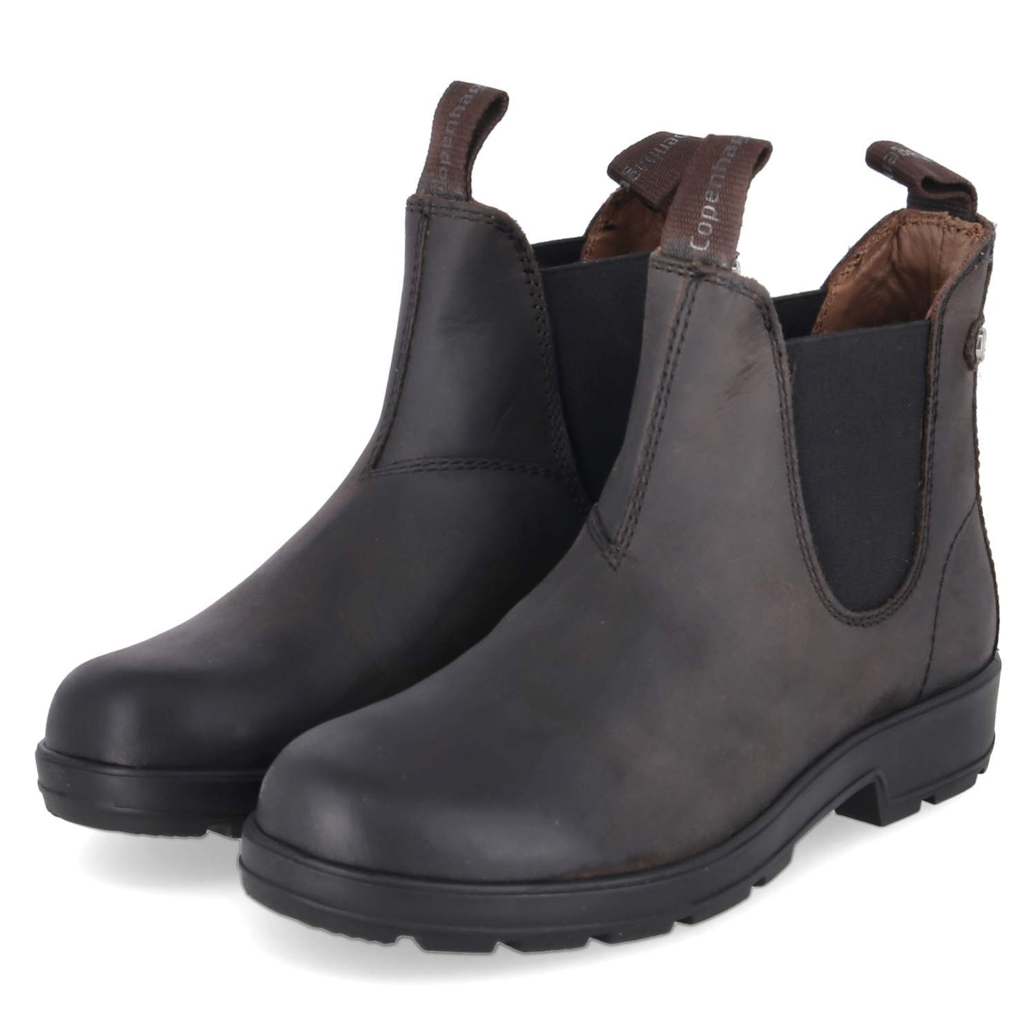 Copenhagen Studios Copenhagen Shoes CS9101-847 dark brown Damen Leder brown Schlupfstiefel