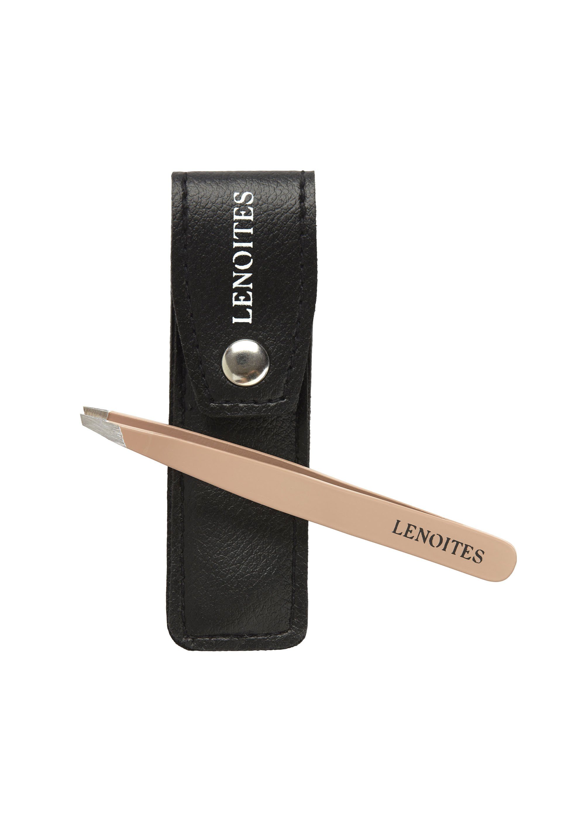 Lenoites Pinzette Premium Slant, entfernt mühelos kleine Härchen