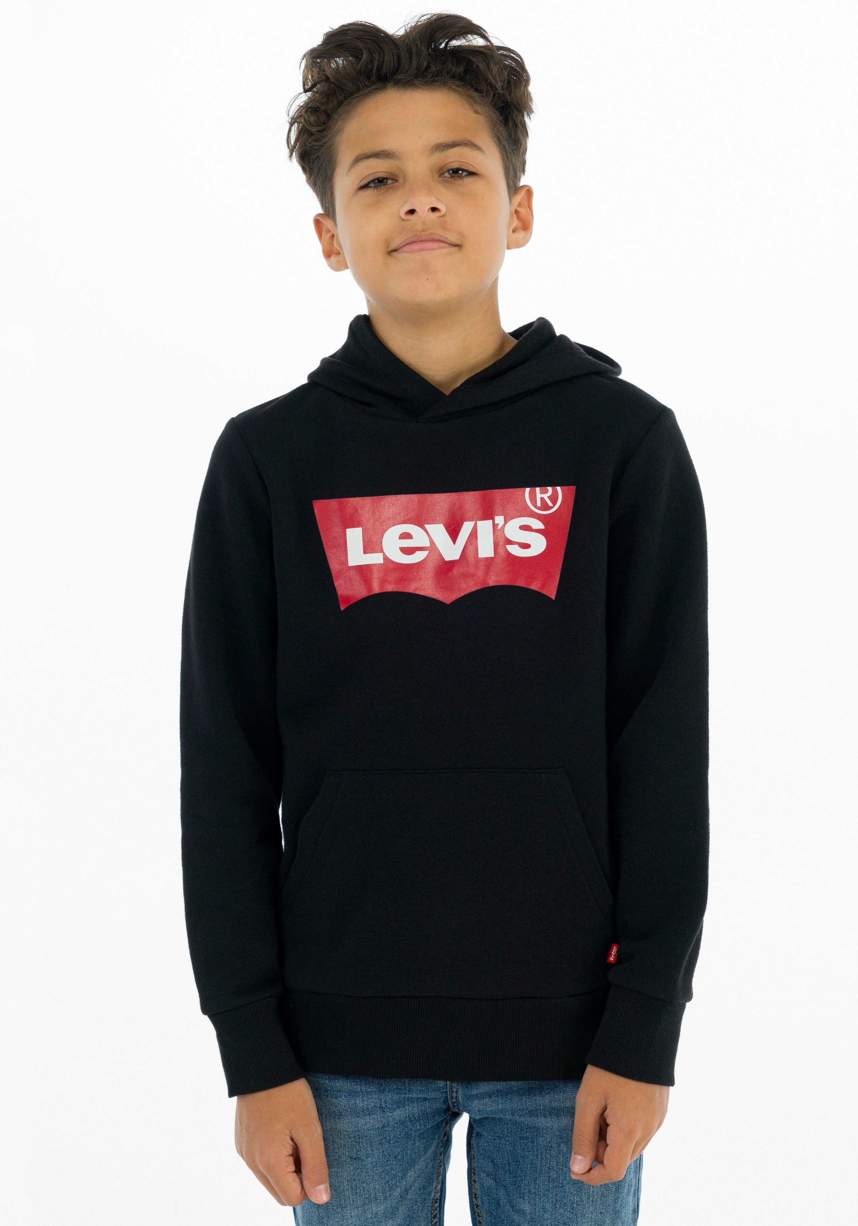 Levi's® Kids Kapuzensweatshirt HOODIE BATWING for BOYS black | Sweatshirts