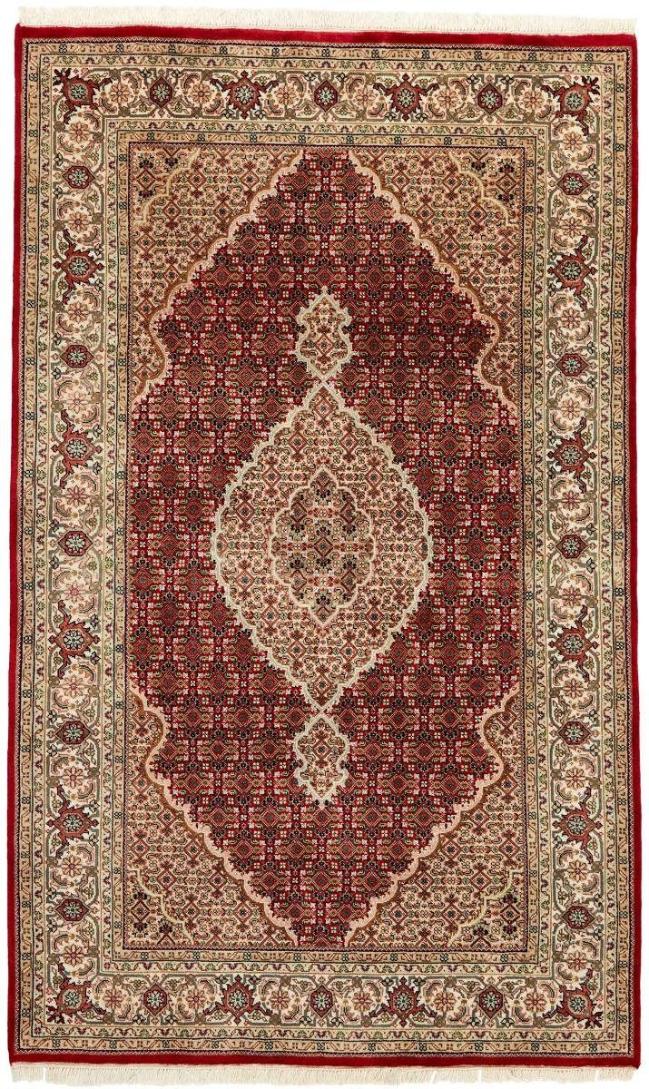 Orientteppich Indo Täbriz 145x236 Handgeknüpfter Orientteppich, Nain Trading, rechteckig, Höhe: 12 mm