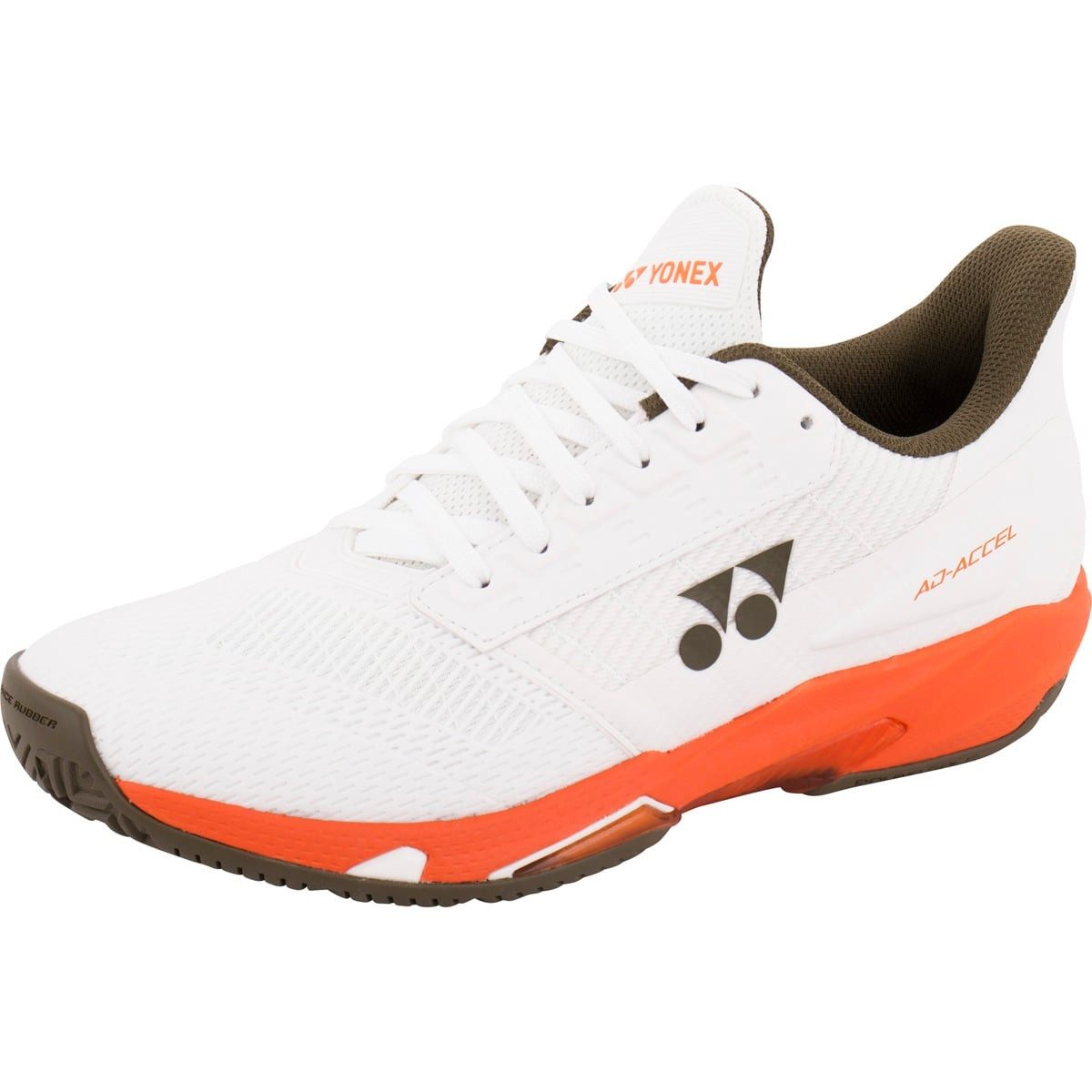 Power Cushion AD-ACCEL Allcourt/Leichtigkeit 2026 weiss/orange Damen Tennisschuh