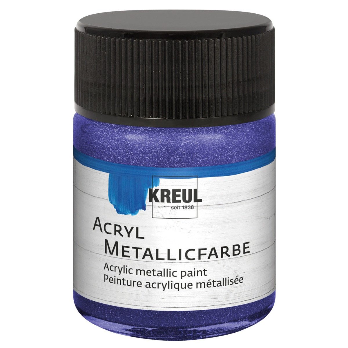 C. KREUL Acrylfarbe KREUL Acryl Metallicfarbe violett 50ml