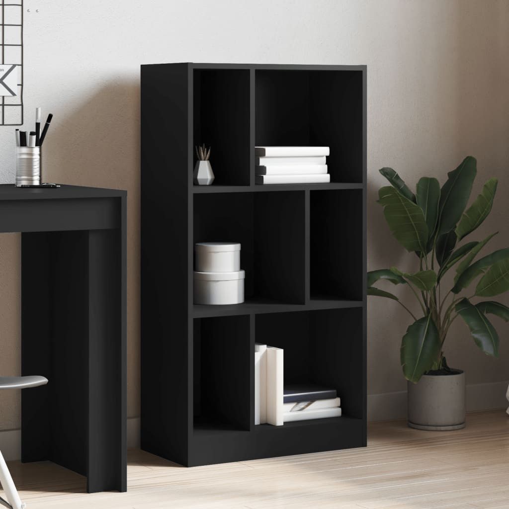 vidaXL Bücherregal Bücherregal Schwarz 57x28,5x107,5 cm günstig online kaufen