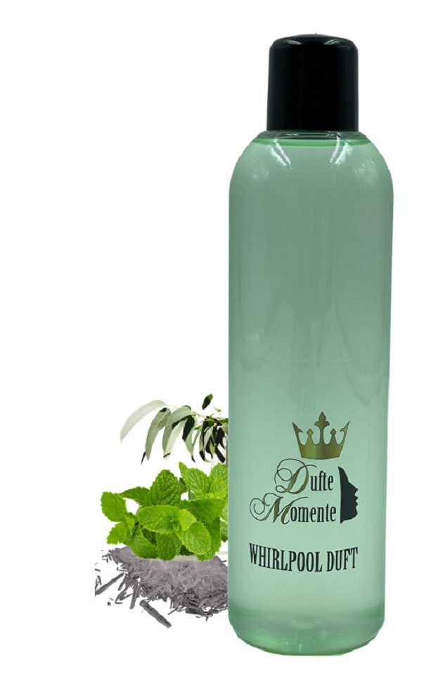 Dufte Momente Badezusatz Whirlpool Duft Polarminze (Eukalyptus, Menthol, Minze) 260ml, vegan und ohne Tierversuche, kein Schaum