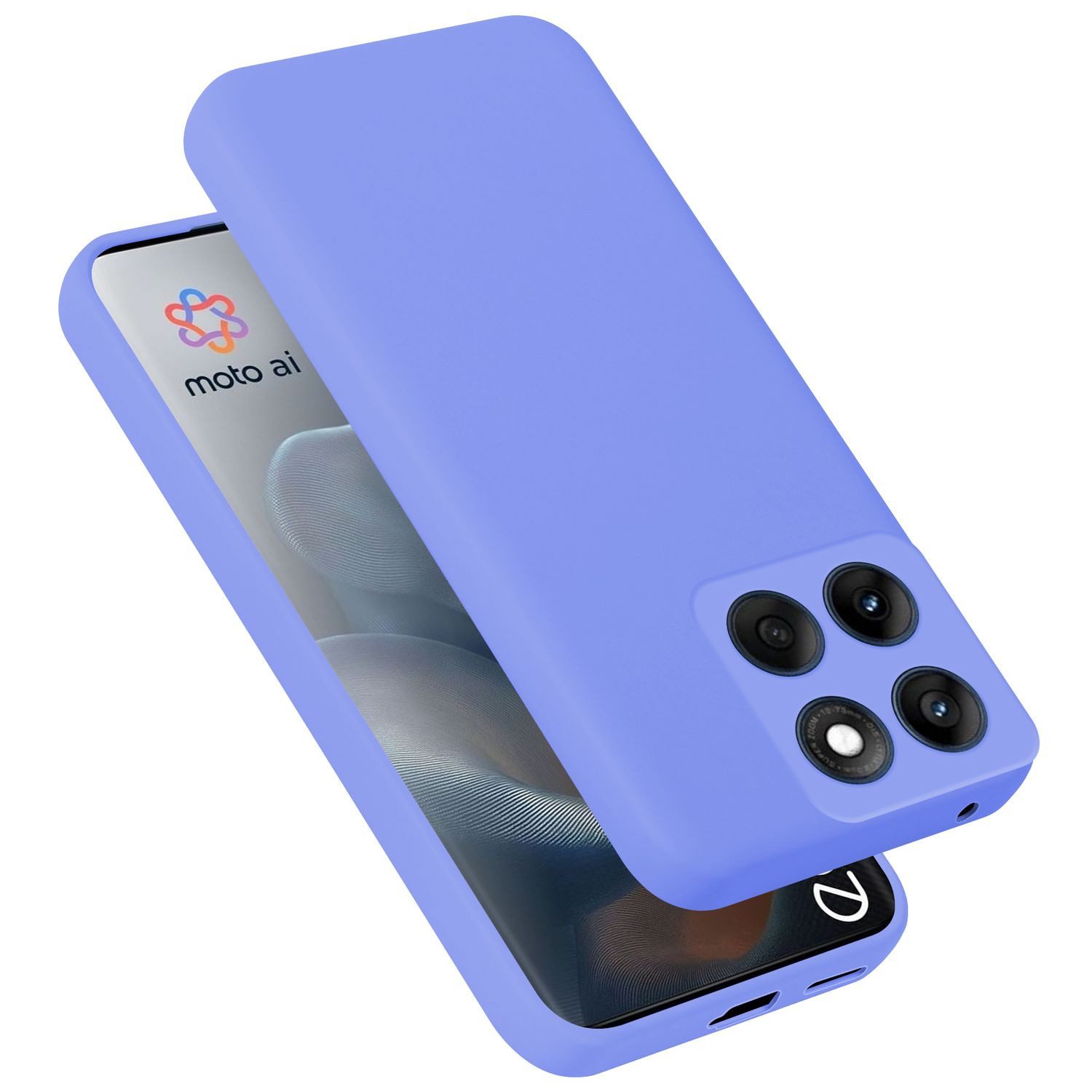 Cadorabo Handyhülle für Motorola Moto Edge 60 Fusion / Edge 60 Hülle Motorola Moto Edge 60 Fusion / Edge 60, Hülle TPU Silikon Schutzhülle Flexible Handyhülle Cover Case